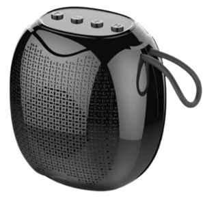 TecSox Beat 8W Black Portable Bluetooth Speaker with 8hrs Play Time