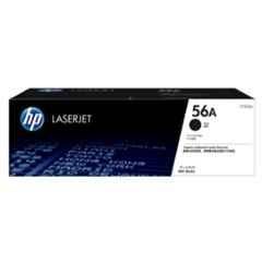 HP 56A Black Original LaserJet Toner Cartridge, CF256A