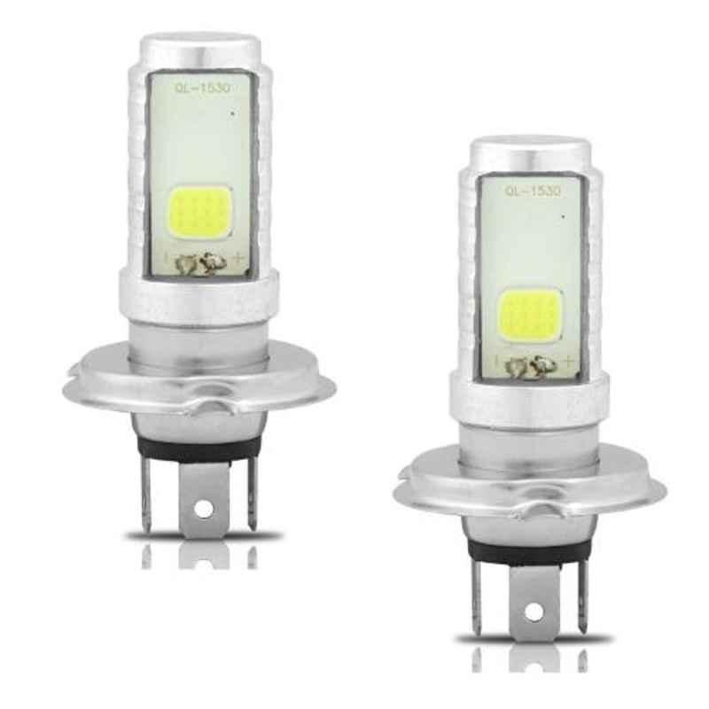 Buy AllExtreme EXH4W2P 2 Pcs HJG H4 900lm 12V COB LED Head Lamp Bulb Set  Online At Price ₹898