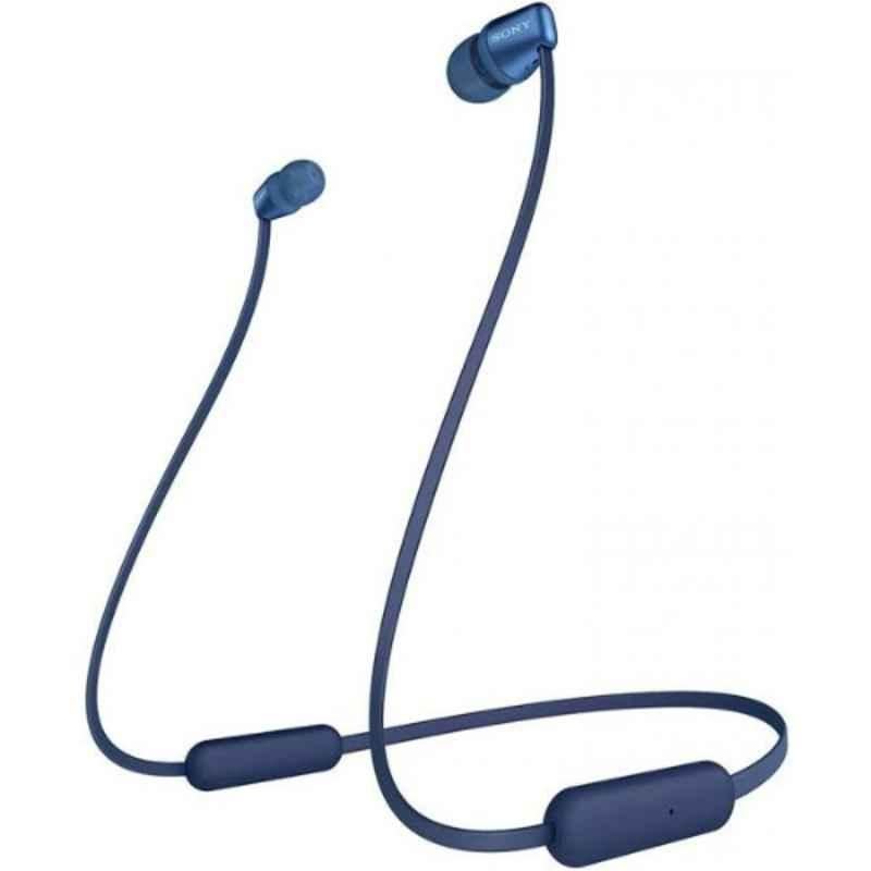 Sony 9mm 15hrs Blue Wireless In-Ear Neckband with Mic, WI-C310/L