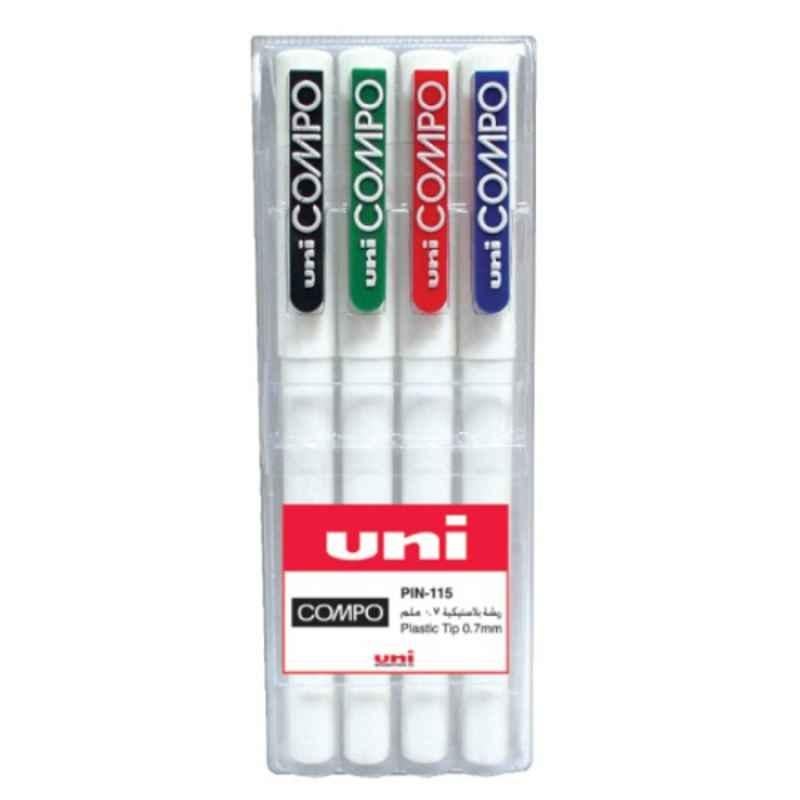 Mitsubishi MI-PIN115-RD 0.3mm Red Ultra Fine Pen, NDS-107271 (Pack of 12)