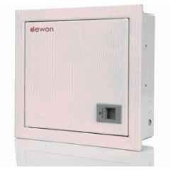 Dewon Electric B Series Steel Grey 4 Way Single Pole Neutral Double Door Single Phase MCB Distribution Board