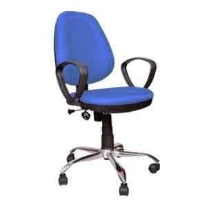 Sunview Emraid Medium Back Leatherette Blue Office Chair (Pack of 2)