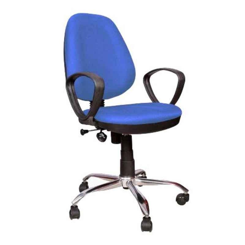 Sunview Emraid Medium Back Leatherette Blue Office Chair (Pack of 2)