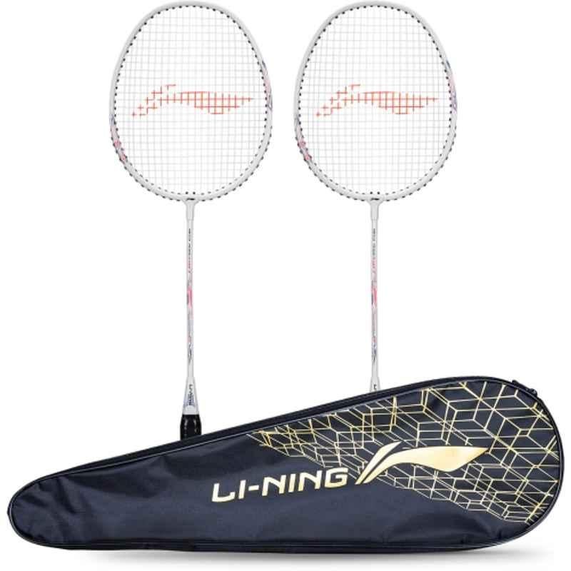 Li-Ning Mega Power MP 7 90g Multicolour Strung Badminton Racquet with Full Cover (Pack of 3)