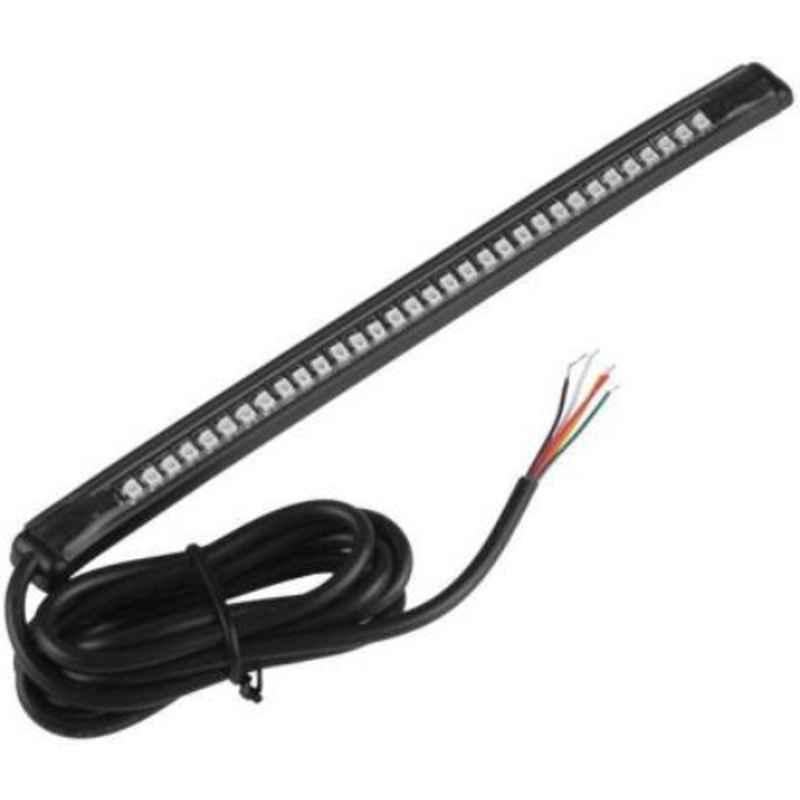 Accessoreez 8 inch Yellow & Red 48 LEDs Tail Break & Indicator Strip Light