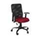 Modern India Leatherette Black & Maroon High Back Mesh Office Chair, MI202 (Pack of 2)