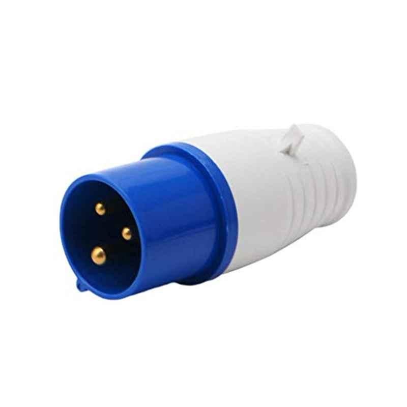 16A 250V 3 Pin 3 Phase Weatherproof Industrial Plug