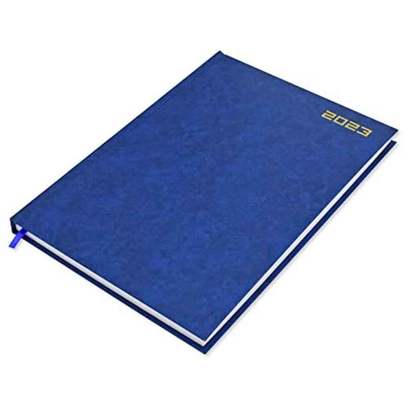 FIS 384 Sheets A4 Blue 60 GSM 2023 English Diary, FSDI41E23BL