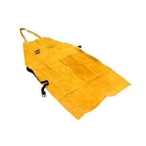 ESAB Yellow Leather Welding Apron, Size: Standard
