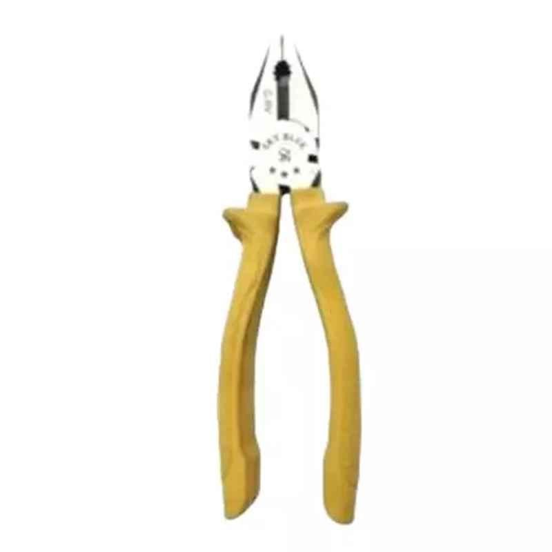 Sky Blue 2 Pcs 8 inch Multicolour 2 Cutting Wire False Piece Lineman Plier Combo, SBE347