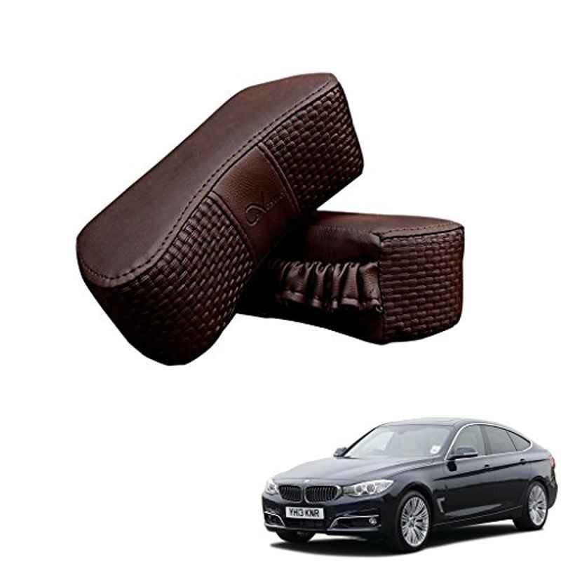 Kozdiko 2 Pcs Memory Foam Cola Neck Rest Cushion Pillow Set for BMW 3GT