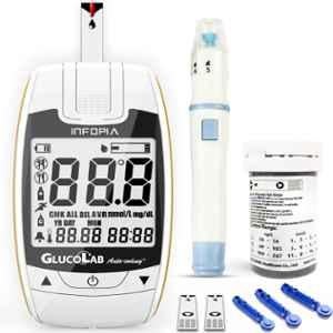 K-Life Glucolab Automatic White Blood Glucose Testing Machine with 50 Strips