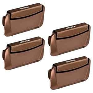 Plantex 3 inch Zinc Rose Gold Drawer Kadi for Home & Office, APS-DTK-295 (Pack of 4)