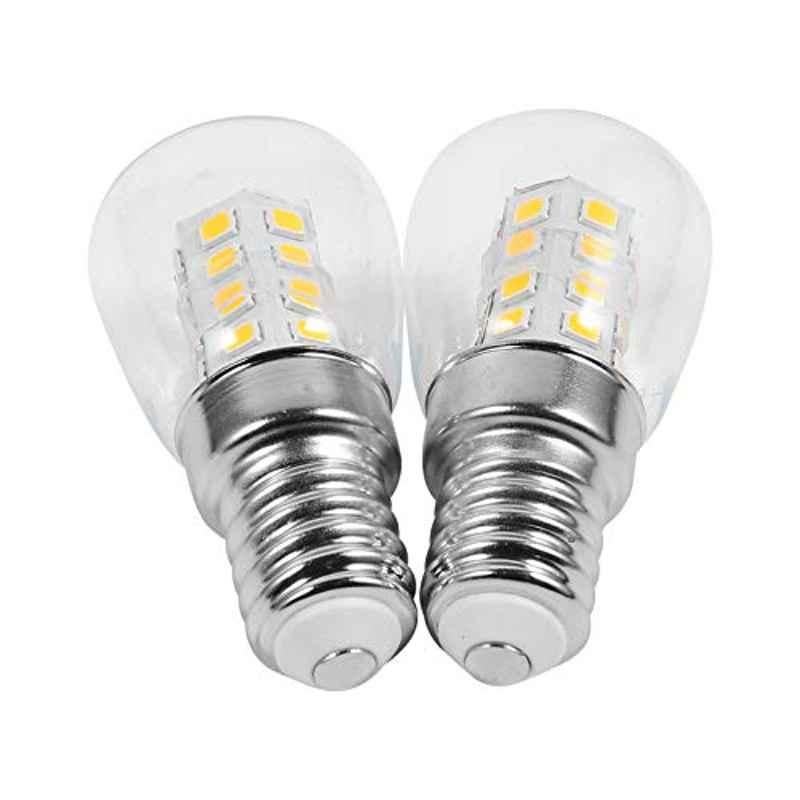 Lurrose 3W Warm White E14 LED Refrigerator Bulb (Pack of 2)