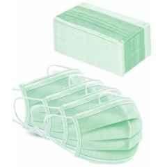 Mastership 3 Layer Nonwoven Fabric Green Disposable Surgical Mask (Pack of 500)