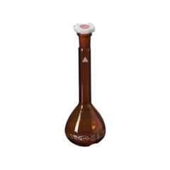 Glassco 2000ml Glass Boro 3.3 Volumetric Flask with Penny Head Glass & Polyethylene Stopper, 130.580.11A