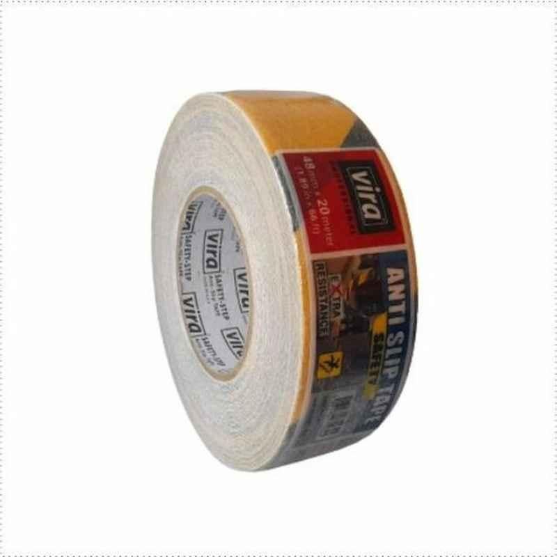 Vira Anti-Slip Tape, 18 mx2 inch, Yellow/Black