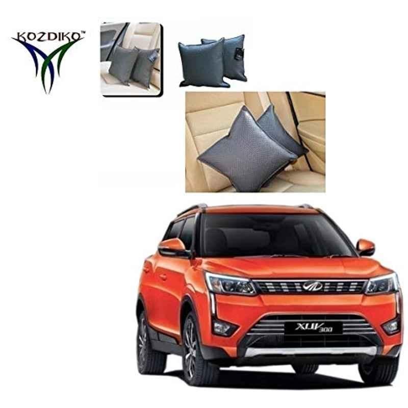 Kozdiko 2 Pcs Grey Car Seat Cushion Pillow Set for Chevrolet Matiz