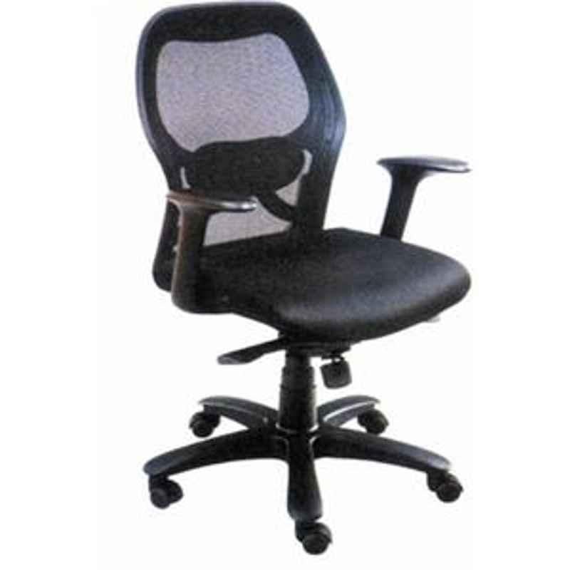 Divano Black Color Modular Office Chair DM949