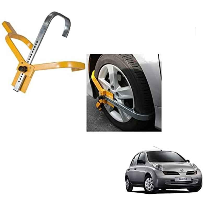 Kozdiko 13-17 inch Heavy Duty Anti-Theft Car Wheel Clamp Lock for Nissan Micra