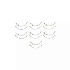 Fastgear 24 inch PTMT White Connection Pipe, FG044 (Pack of 14)