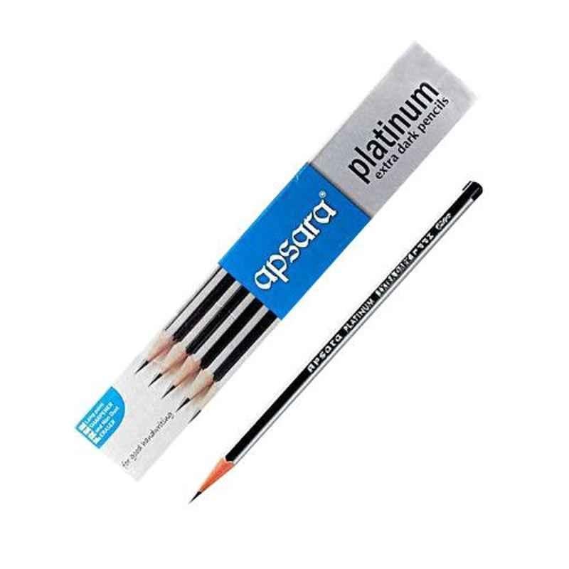Apsara Platinum Extra Dark Pencil, MP1000A101 (Pack of 1000)