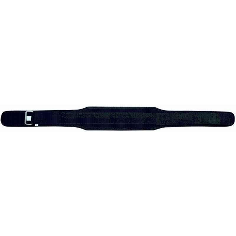 QUIT-X 5 inch Black Wide Velcro Weight Lifting Belt for Powerlifting & Gym Training, Size: Free