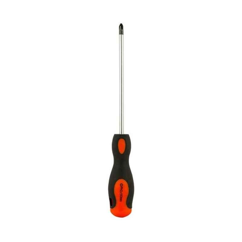 Black & Decker 150mm Black & Orange Soft Grip Screwdriver, BDHT62297