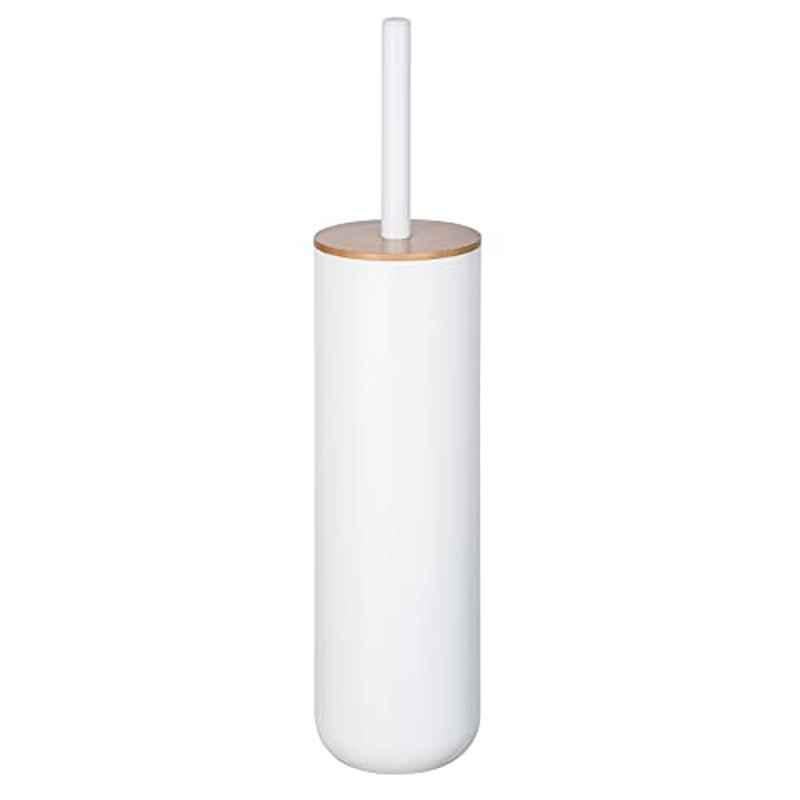 Wenko Posa 7.5cm Plastic White Toilet Brush with Holder, WK23349