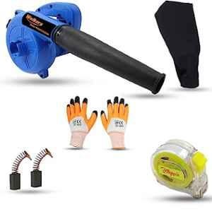 Walkers 800W Plastic Blue Electric Air Blower with Carbon Brushes, Gloves & Measuring Tape, WKCB269
