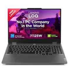 Lenovo LOQ 15IAX9 Luna Grey Laptop with 12th Gen/Intel Core i5-12450HX/16GB/512GB SSD/Win 11 Home & 15.6 inch LED Display, 83GS00PJIN