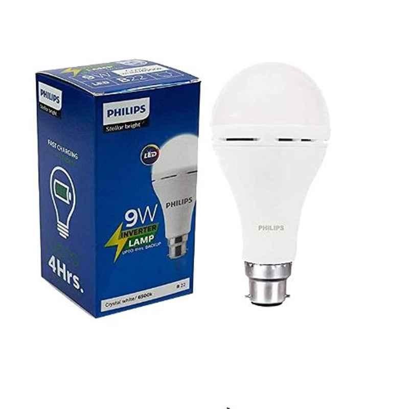 Buy Philips 9W B-22 White Cool Day Light Emergency Bulb, 929002237513 (Pack of 2) Online At Best Price On Moglix