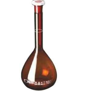 Glassco 10ml Qr Coded Volumetric Flask with Penny Head Glass & Polyethylene Stopper, QR.130.576.02A