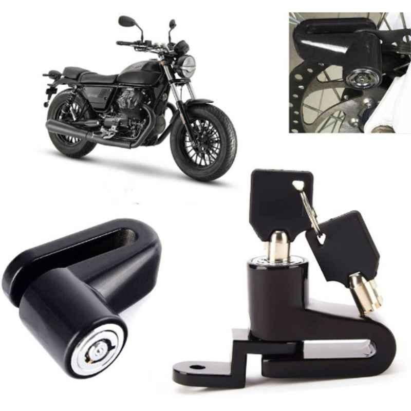 Auto Pearl Steel Heavy Duty Anti Theft Disc Brake Lock for Guzzi V9, Lock_505