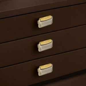 Plantex 3 inch Zinc Brass Antique & Gold Drawer Kadi for Home & Office, APS-DTK-295 (Pack of 3)