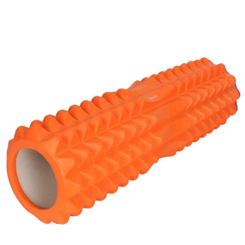 Strauss 45cm EVA Orange Grid Foam Roller, ST-2233
