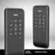Qubo Aerospace Black 3-Way Access Smart Rim Lock, HLR01BL1
