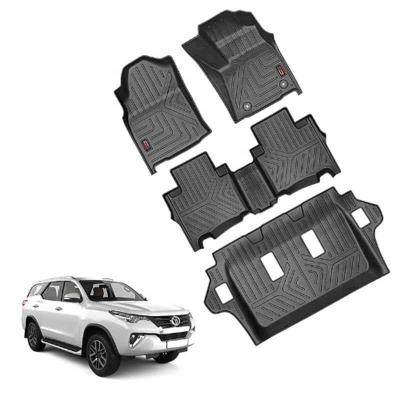 Buy Galio GLLM-018 3 Pcs TPV Long Car Floor Mat Set for Toyota Fortuner  2016 Online At Best Price On Moglix
