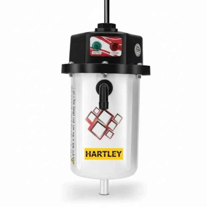 Hartley 3000W 1 Litre ABS Plastic Black Portable Instant Water Geyser with 10 Years Warranty for Kitchen, Bathroom & Saloon