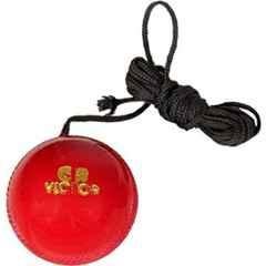 Forgesy Leather Red Hanging Cricket Ball