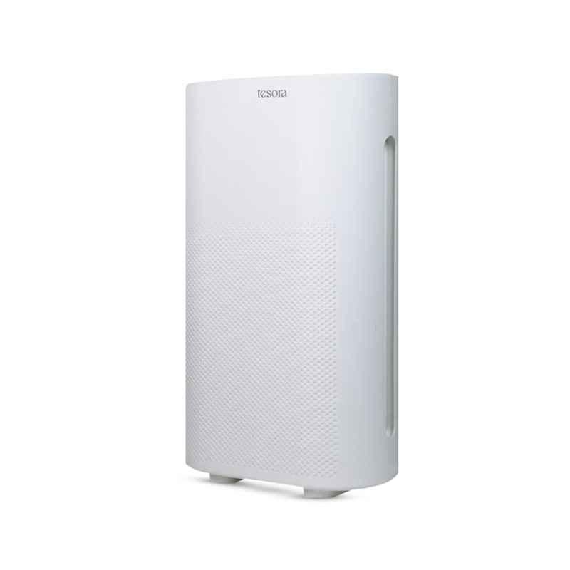 Tesora White 4 Stage Filtration Air Purifier with HEPA Filter, PM2.5 Display & AQI Indicator