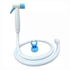 Fastgear ABS White & Blue Chrome Finish Health Faucet Set, FG1857