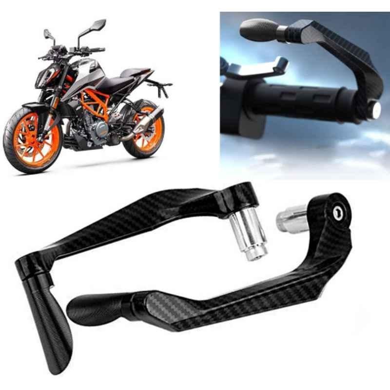 Auto Pearl 2 Pcs Aluminium Carbon Black Brake Clutch Lever Set for KTM 390 Duke