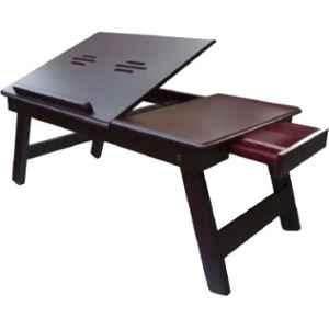 Table Mate 15x25x20cm Wooden Brown Portable Laptop Table, WL40002TM