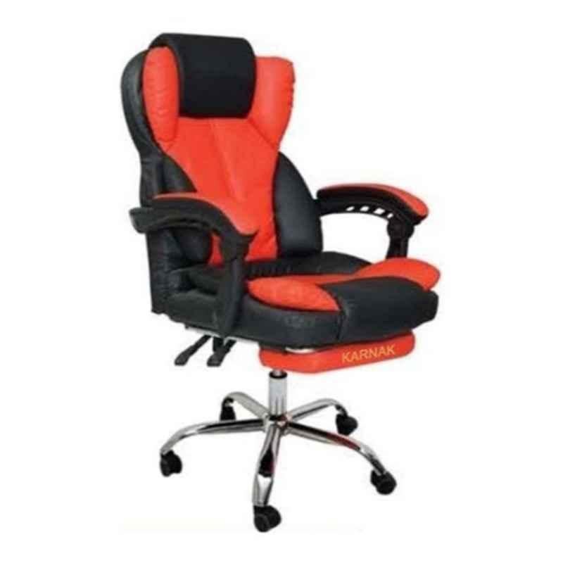 Karnak 10 kg 48x90x50cm PU Leather & Foam Red Executive Office Chair, KC92
