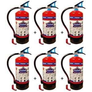 Eco Fire 6kg ABC Powder Type Fire Extinguisher (Pack of 6)