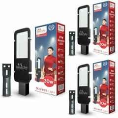 Murphy Galaxy 30W 6500K Aluminium Cool White Outdoor LED Street Light (Pack of 3)