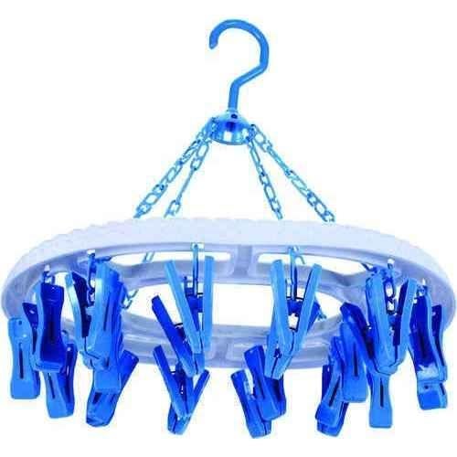 Buy DeoDap 1367 Plastic Multicolour Round Cloth Drying Hanger Online At