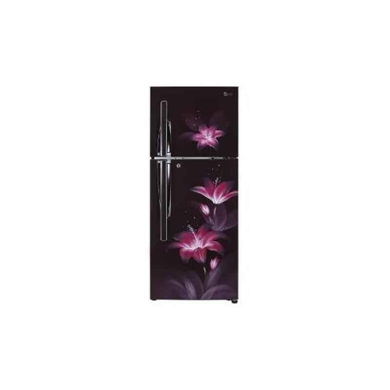 LG 284L 3 Star Purple Glow Frost Free Inverter Refrigerator, GL-T302RPGU